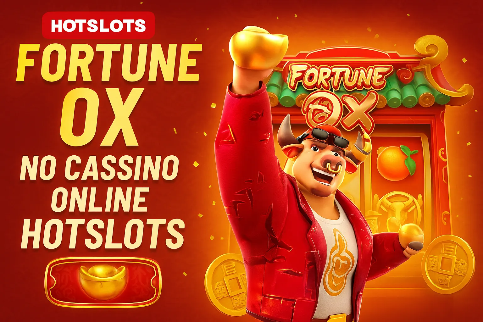 Fortune Ox no HotSlots - Aposte Agora e Reivindique Seus Ganhos